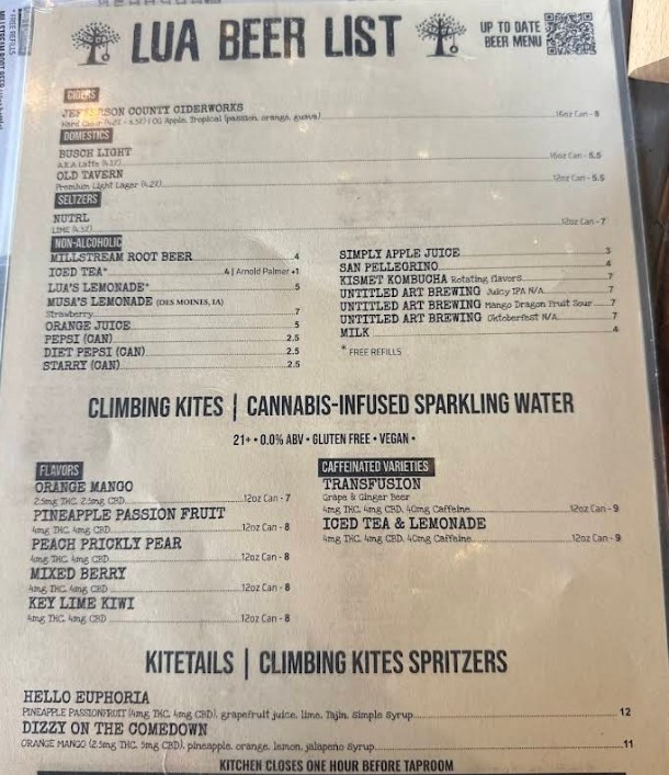 Lua Brewing Restaurant Menu - Discover the Best Brewpub and Craft Beer ...